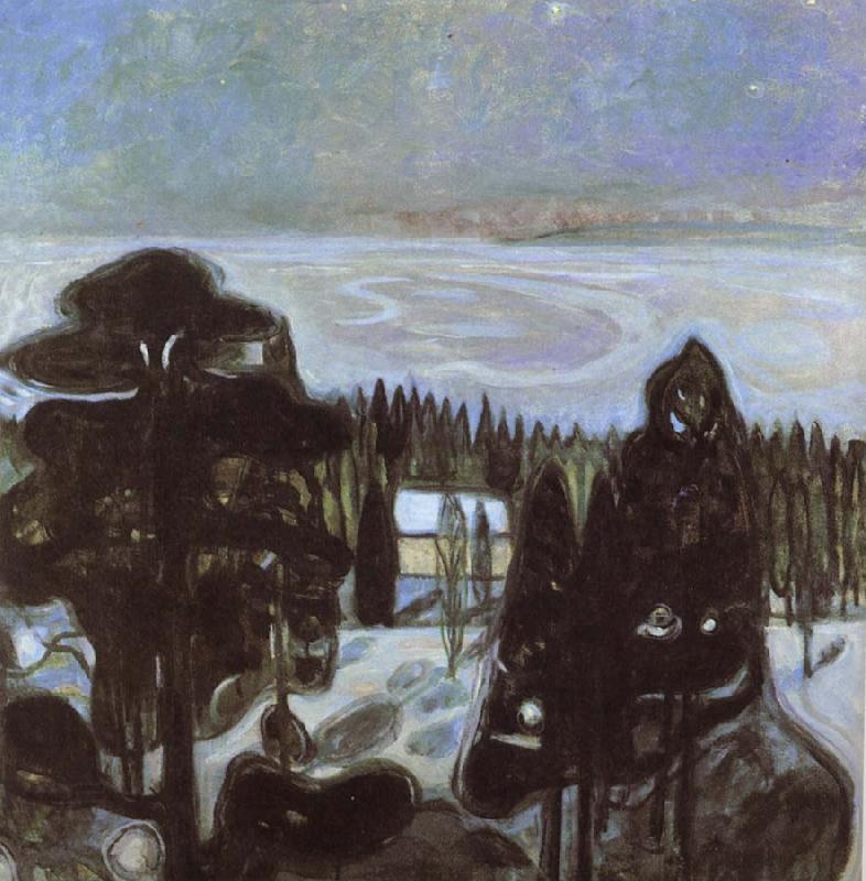 Edvard Munch White night oil painting picture